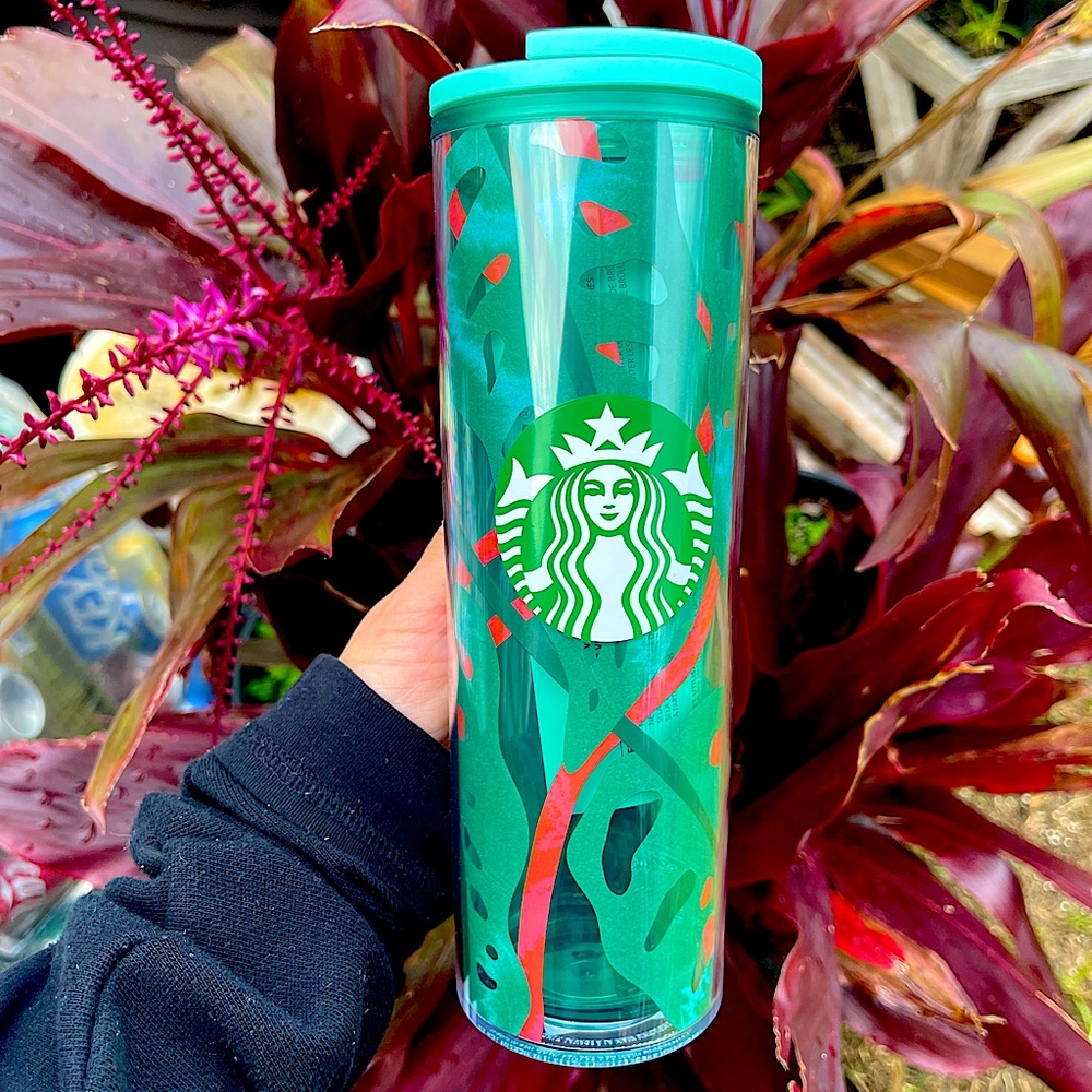 Starbucks❤️Unreleased💚Summer🍃2 slim tumbler cup‎ - Picture 5 of 5